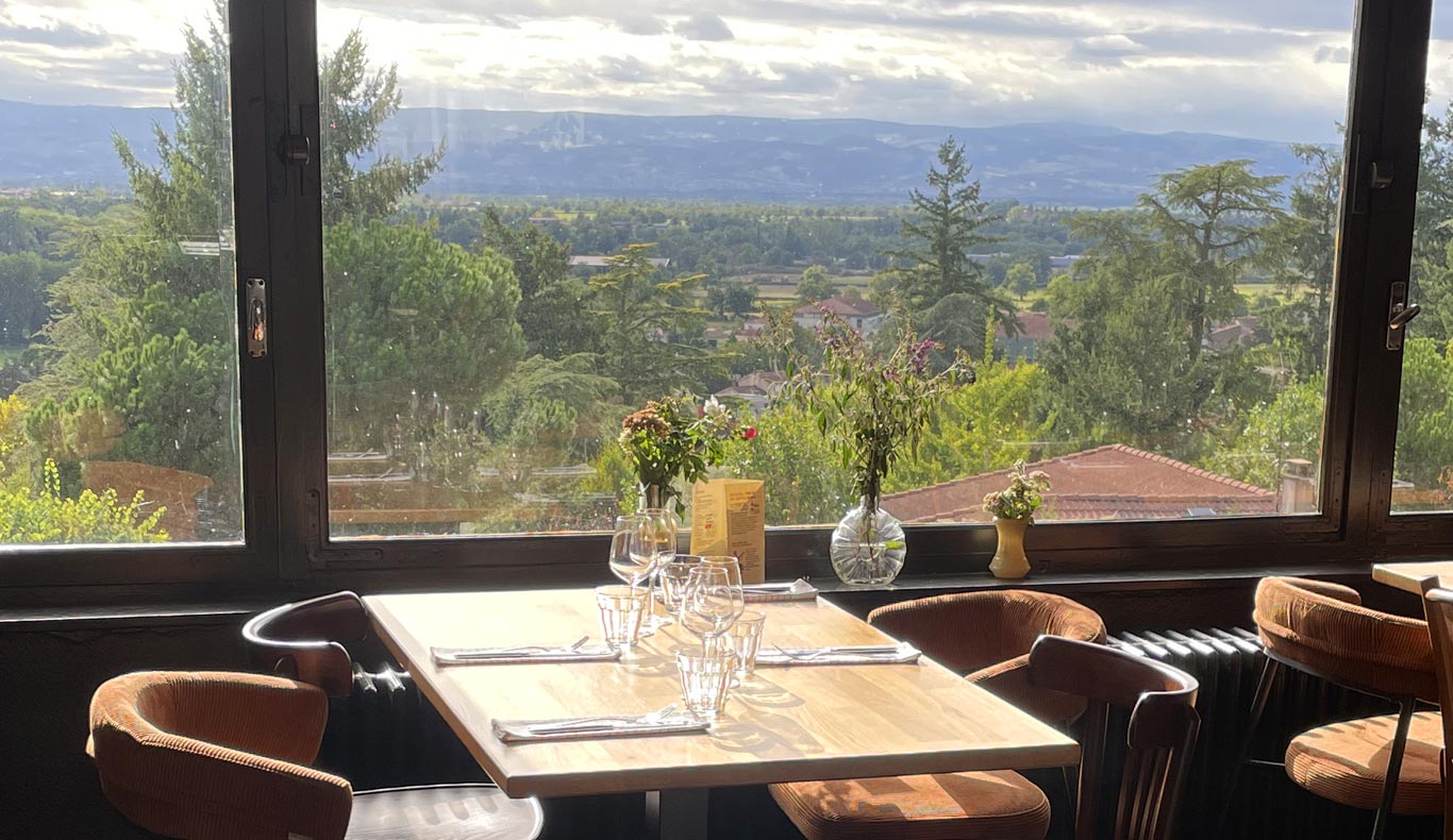 bistrot de la poste, vue panoramique